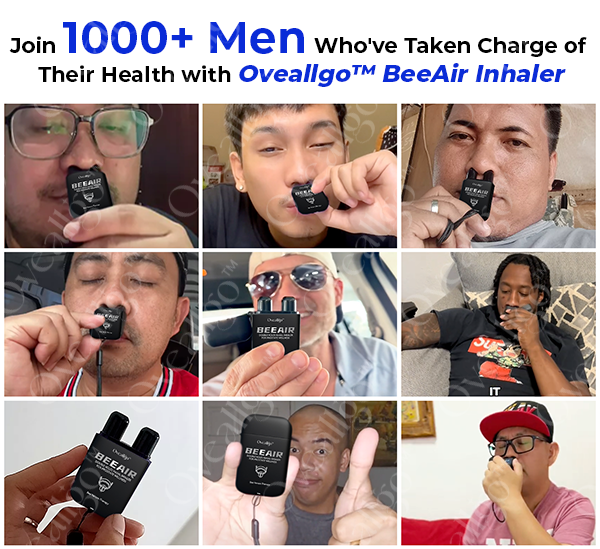 ✅Official Store: Oveallgo™ New BeeAir Double Holes Nasal Inhaler for prostate Wellness👨⚕️USA Urological Association (AUA)Approved (Reducing prostate swelling, pain, discomfort, soreness, and urinary fatigue)