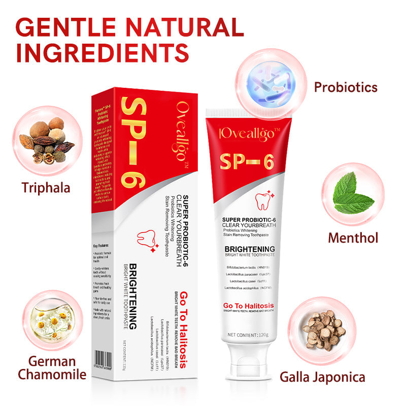 šŖ„Oveallgo⢠Aussie SP-6 Probiotic Ultra Whitening Toothpasteš¦·šØāāļøRecommendationš„75% OFF