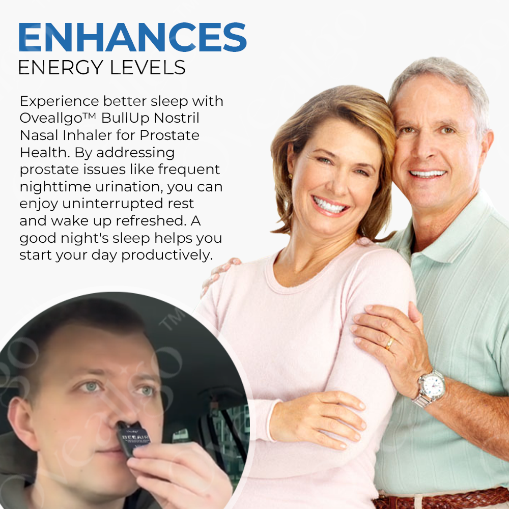 Oveallgo™ BeeAir Double Holes Nasal Inhaler Pro for prostate Wellness