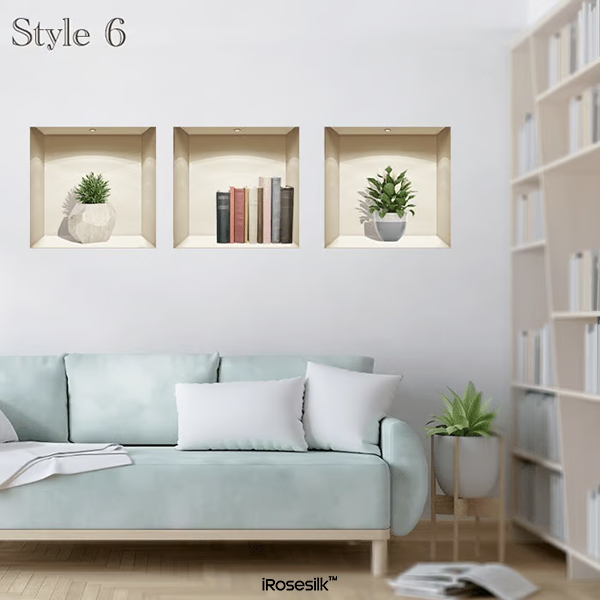 iRosesilk™ Self-Adhesive 3D Plant Wall Stickers