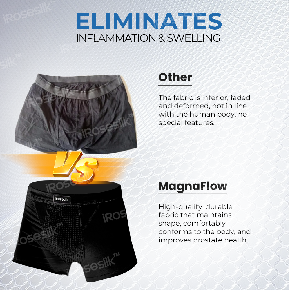 iRosesilk™ MagnaFlow Prostate Relief Boxer Shorts