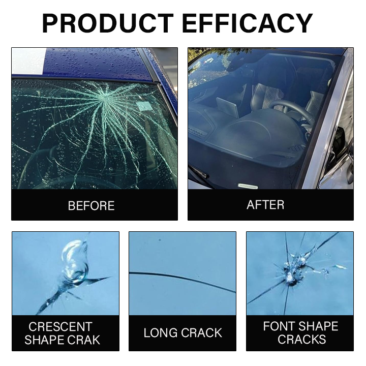 iRosesilk™ EX GlassFix Guard Pro: 2024 Windshield Crack Repair Formula