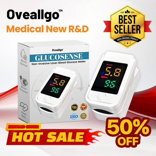 【OFFICIAL STORE】Oveallgo™ GlucoSense Non-Invasive Laser Blood Glucose Meter 【99.9%Accuracy👍Latest R&D in Medical Technology🗽🗽🗽】