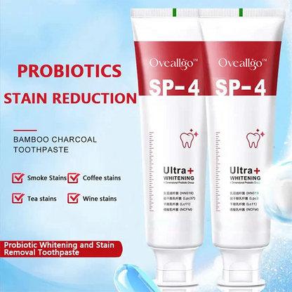 🔥2023 HOT SALE🔥 Oveallgo™ SP-4 Probiotic Whitening Toothpaste