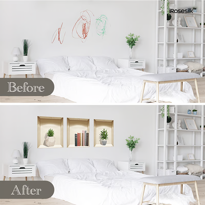 iRosesilk™ Self-Adhesive 3D Plant Wall Stickers