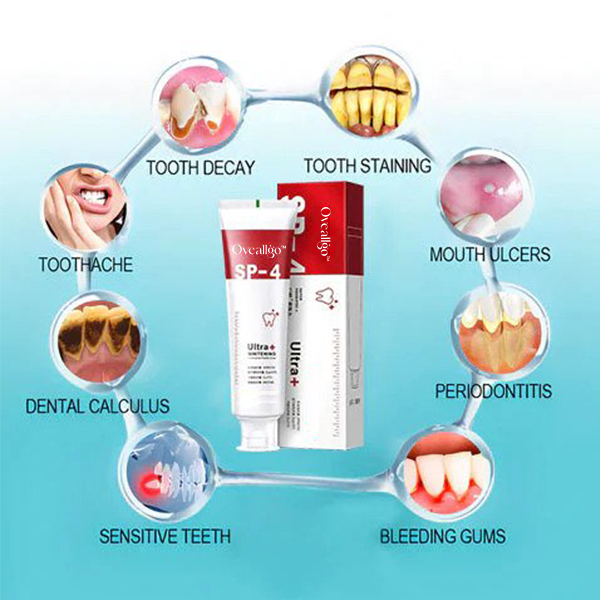 🔥2023 HOT SALE🔥 Oveallgo™ SP-4 Probiotic Whitening Toothpaste