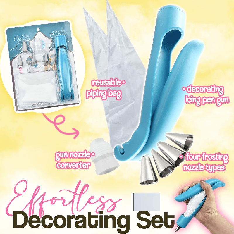 iRosesilk™ Cake Decorating Piping Pen and Nozzle Kit