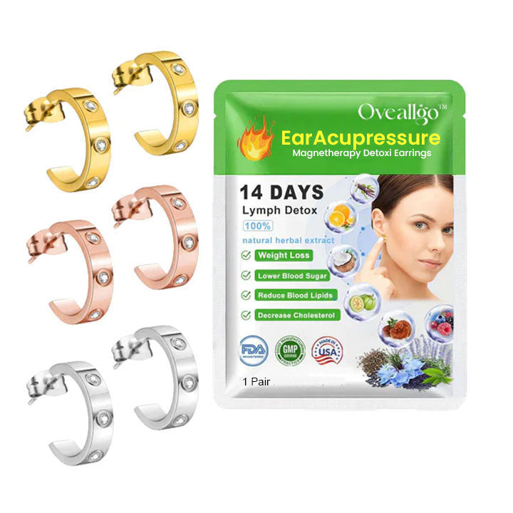 Oveallgo™ EarAcupressure Magnetherapy Detoxi Earrings